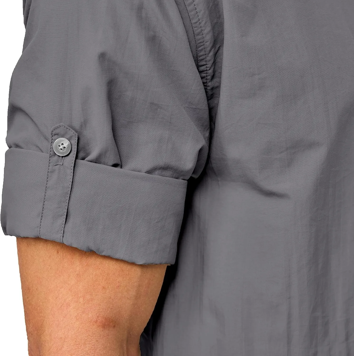 Little Donkey Andy Men's Lightweight Quick Dry Shirts for Hiking Travel Fishing Long Sleeve UPF50 Cargo Pockets