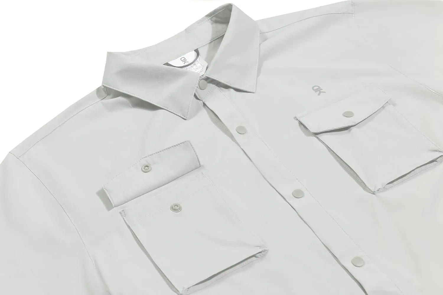 Little Donkey Andy Men's Lightweight Quick Dry Shirts for Hiking Travel Fishing Short Sleeve UPF50 Cargo Pocket