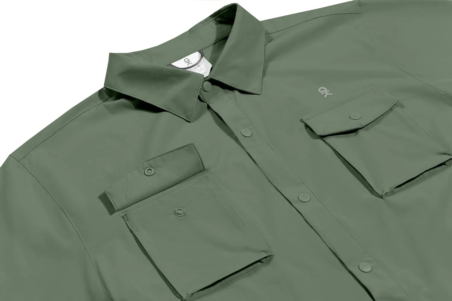 Little Donkey Andy Men's Lightweight Quick Dry Shirts for Hiking Travel Fishing Short Sleeve UPF50 Cargo Pocket