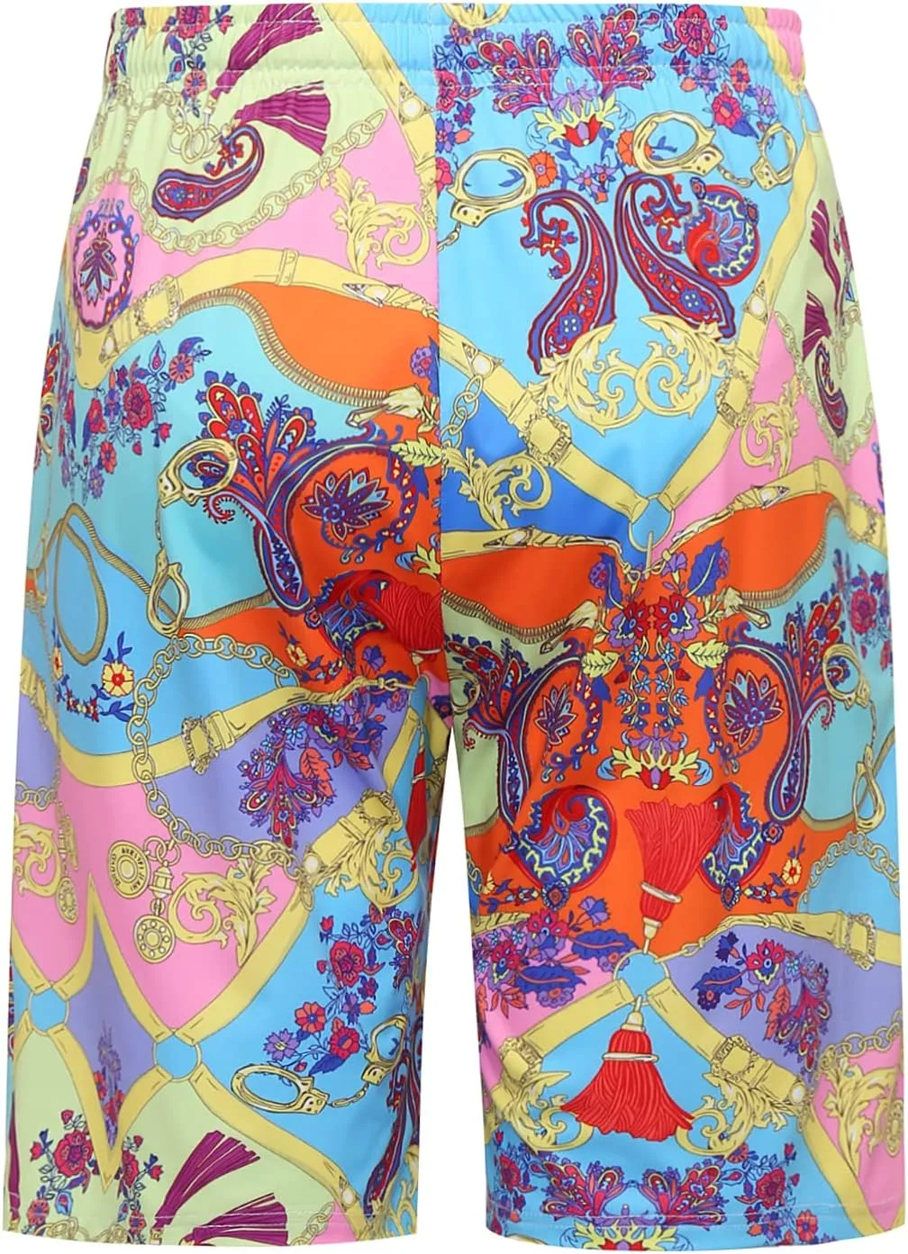 Luxury Brand Mens Printed Elastic Waist Drawstring Quick Dry Stretch Beach Swim Board Track Shorts Swimsuits