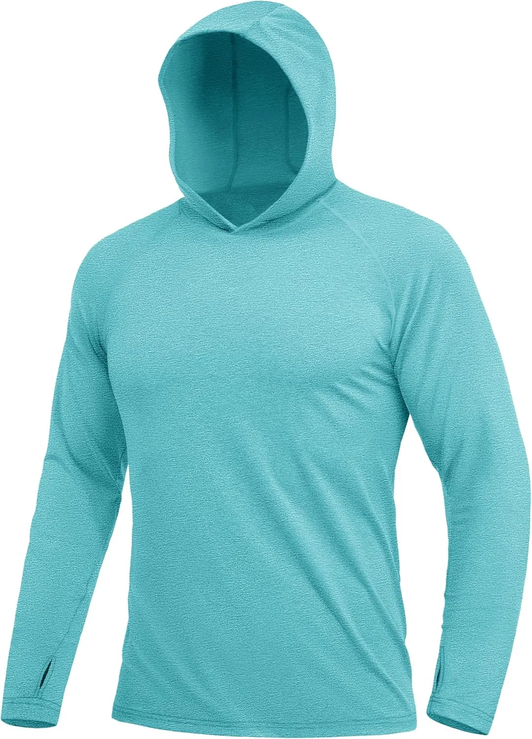 MAGCOMSEN Men's UPF 50  Sun Protection Hoodie Lightweight Long Sleeve Rash Guard Shirts Fishing Swim Athletic Workout