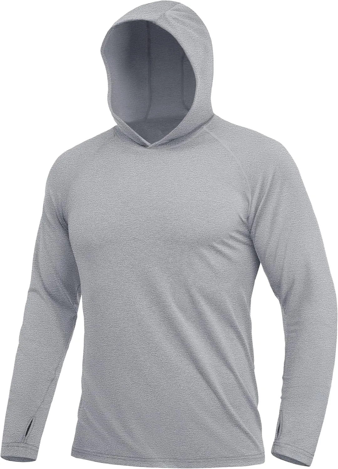MAGCOMSEN Men's UPF 50  Sun Protection Hoodie Lightweight Long Sleeve Rash Guard Shirts Fishing Swim Athletic Workout