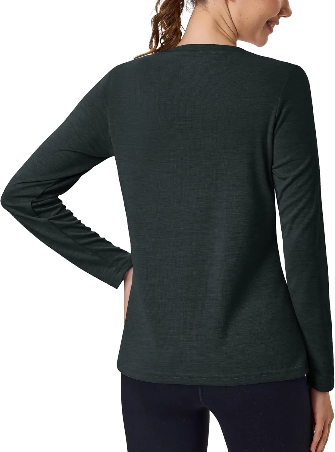 MAGCOMSEN Women's Long Sleeve Shirts UPF 50  Sun Protection Quick Dry Athletic Running Workout Tops Rash Guard