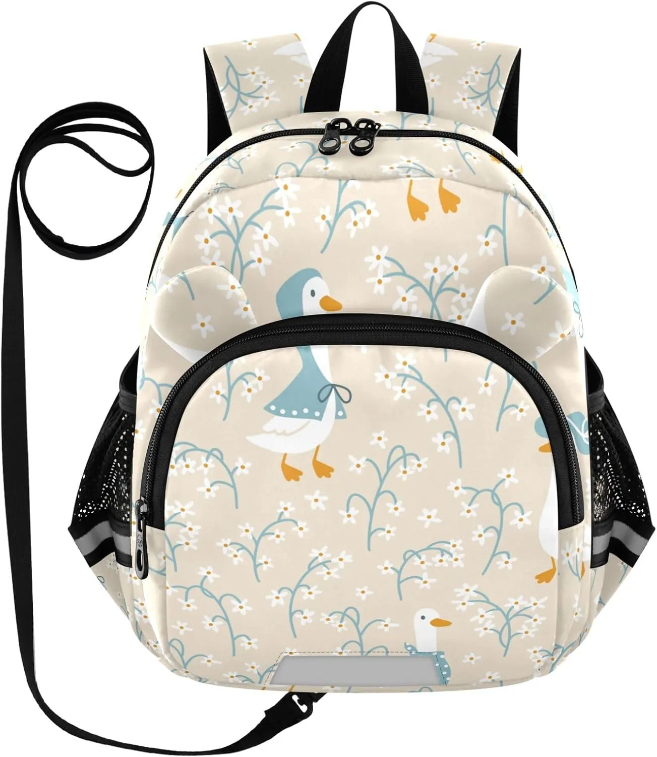 Meadow Flowers and Duck Little Kid Toddler Backpack Baby Boys Girls Kindergarten Pre School Bags Cute Cartoon Backpacks for children