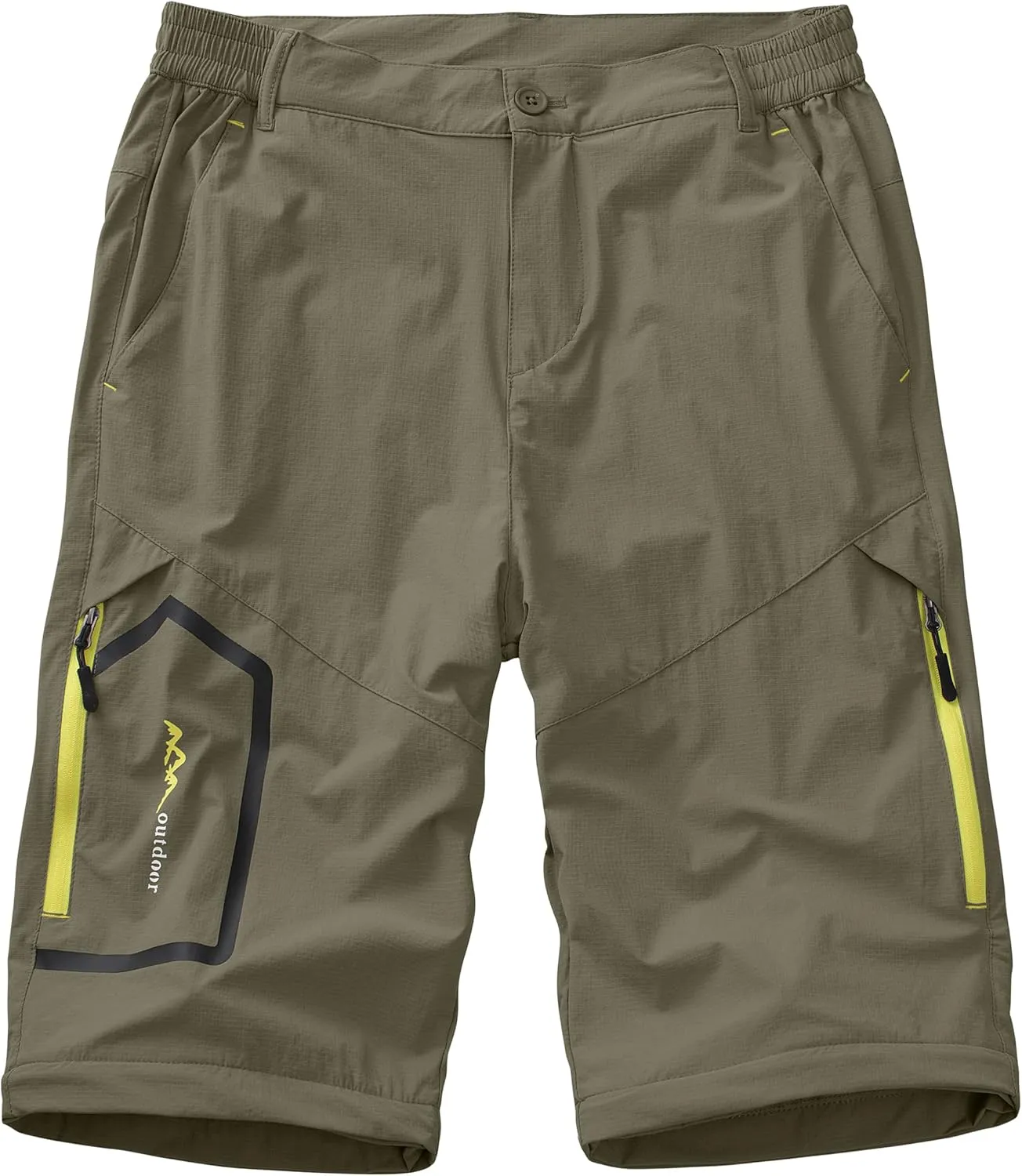 Mens Hiking Pants Convertible Quick Dry Lightweight Zip Off Outdoor Fishing Safari Pants