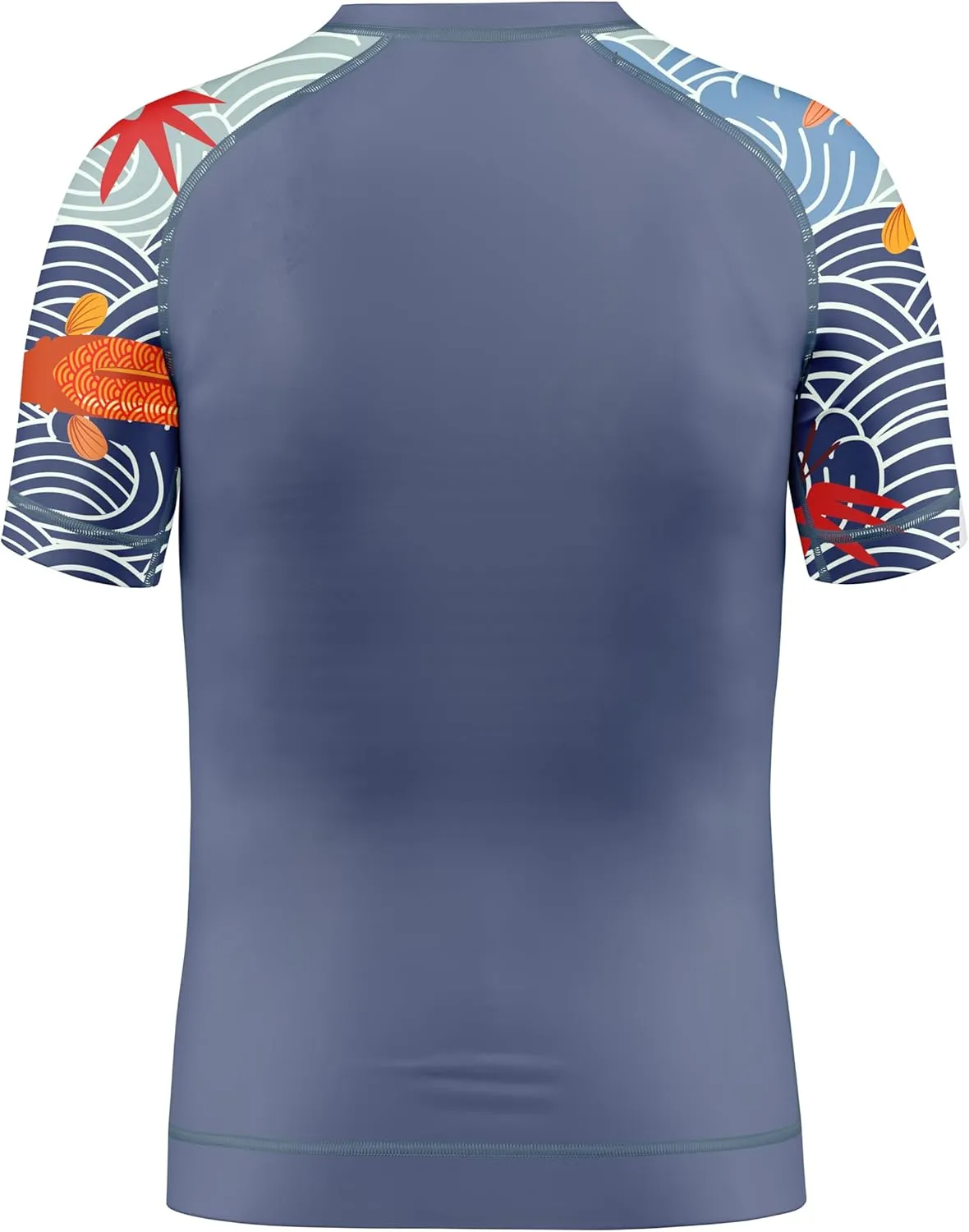Men's Rash Guard Skins Compression Shirt UPF 50  Quick Dry Short Sleeve Compression Shirts, Athletic Workout Shirt
