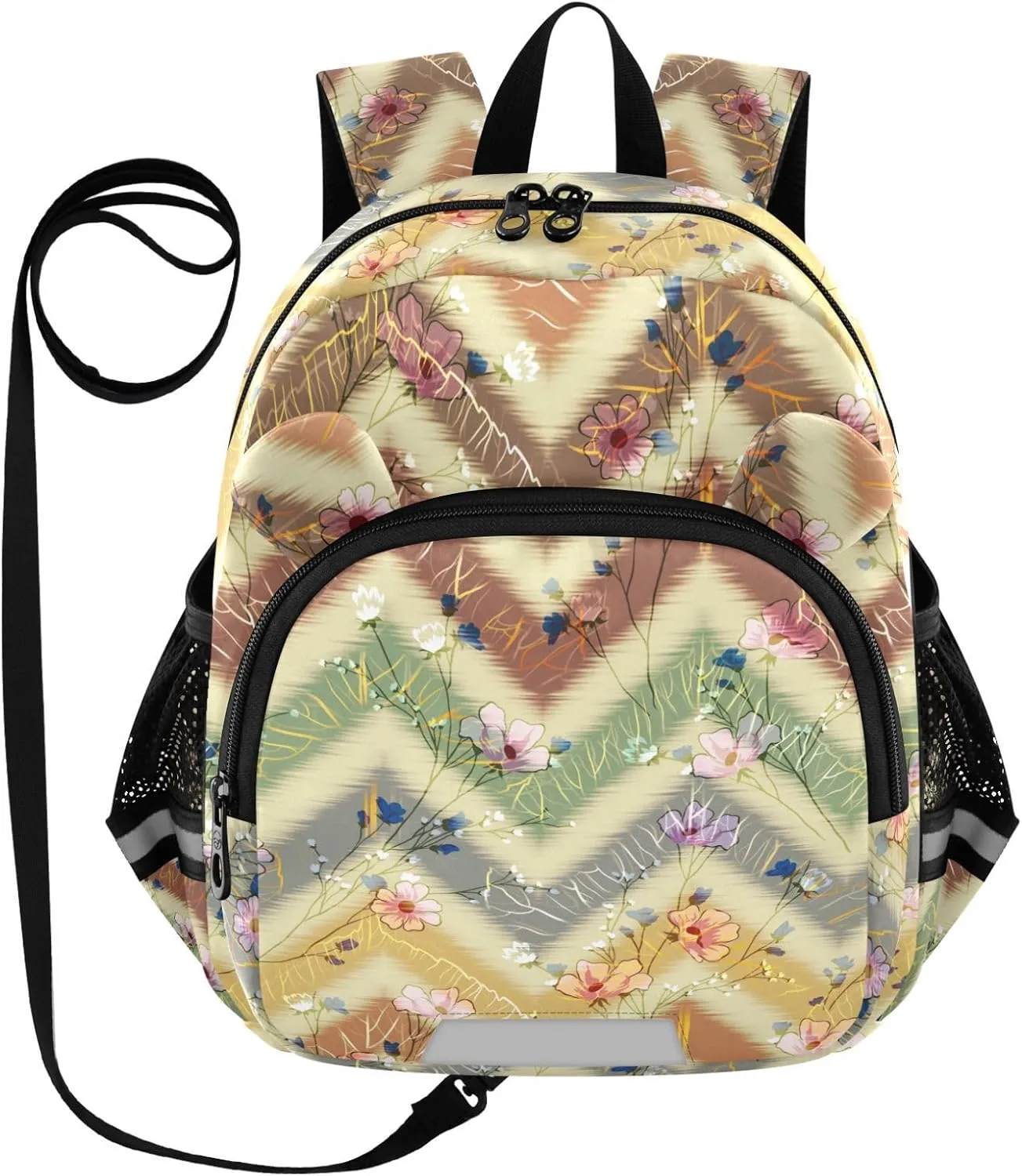 Multicolored Tulip Floral Little Kid Toddler Backpack Baby Boys Girls Kindergarten Pre School Bags Cute Cartoon Backpacks for children