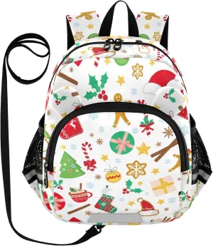New Year Holiday Red Little Kid Toddler Backpack Baby Boys Girls Kindergarten Pre School Bags Cute Cartoon Backpacks for children