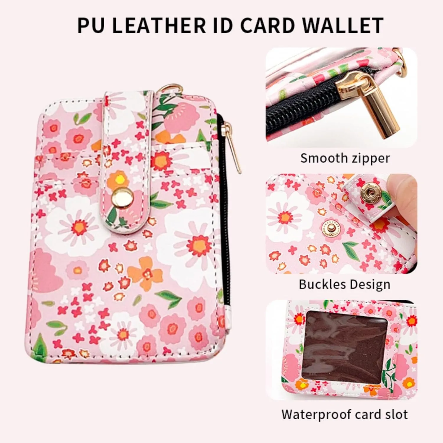 Obviouslye Women's Boho Beaded Wallet, Beaded Wallet for Women, Women Style Bead and Tassel Wristlet Keychain Wallets with Floral Fruit Pattern (A4)