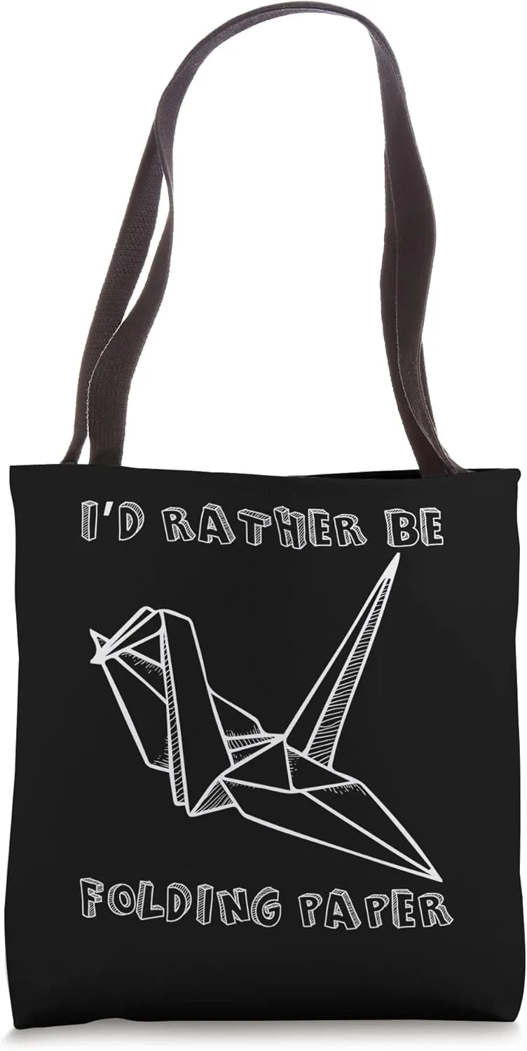 Origami Master Cranes Funny Paper Folding Lover Humor Outfit Tote Bag