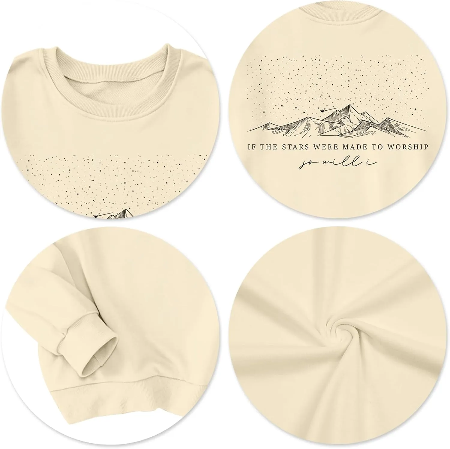Oversized Christian Sweatshirt for Women: Bible Verse Inspirational Long Sleeve Shirt Religious Pullover Tops