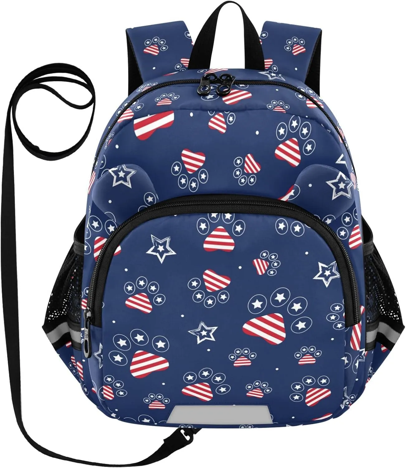 Paw Print Star American Little Kid Toddler Backpack Baby Boys Girls Kindergarten Pre School Bags Cute Cartoon Backpacks for children
