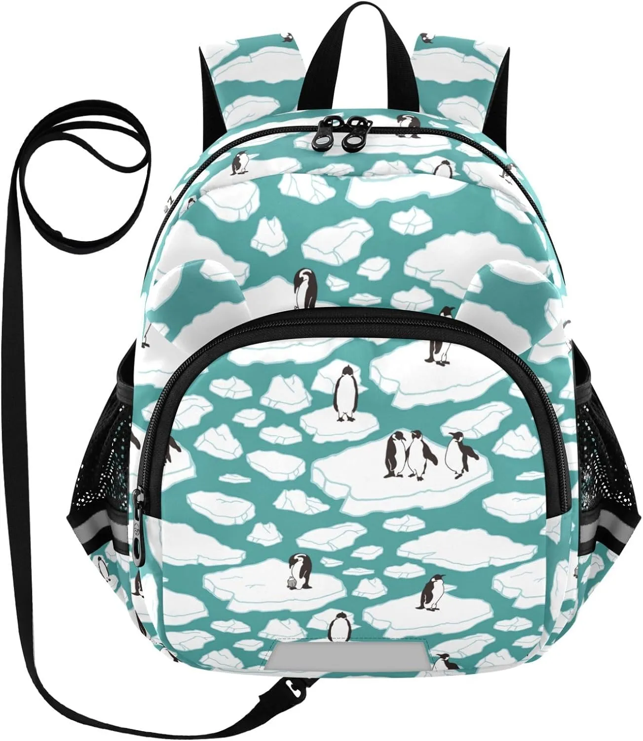 Penguines and Sea Ice Little Kid Toddler Backpack Baby Boys Girls Kindergarten Pre School Bags Cute Cartoon Backpacks for children