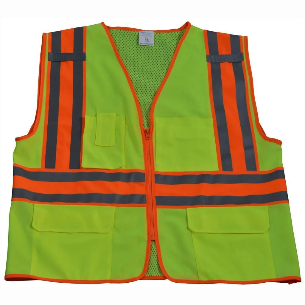 Petra Roc LV2-FSMBCB2 ANSI Class 2 Two Tone DOT Surveyors Vest