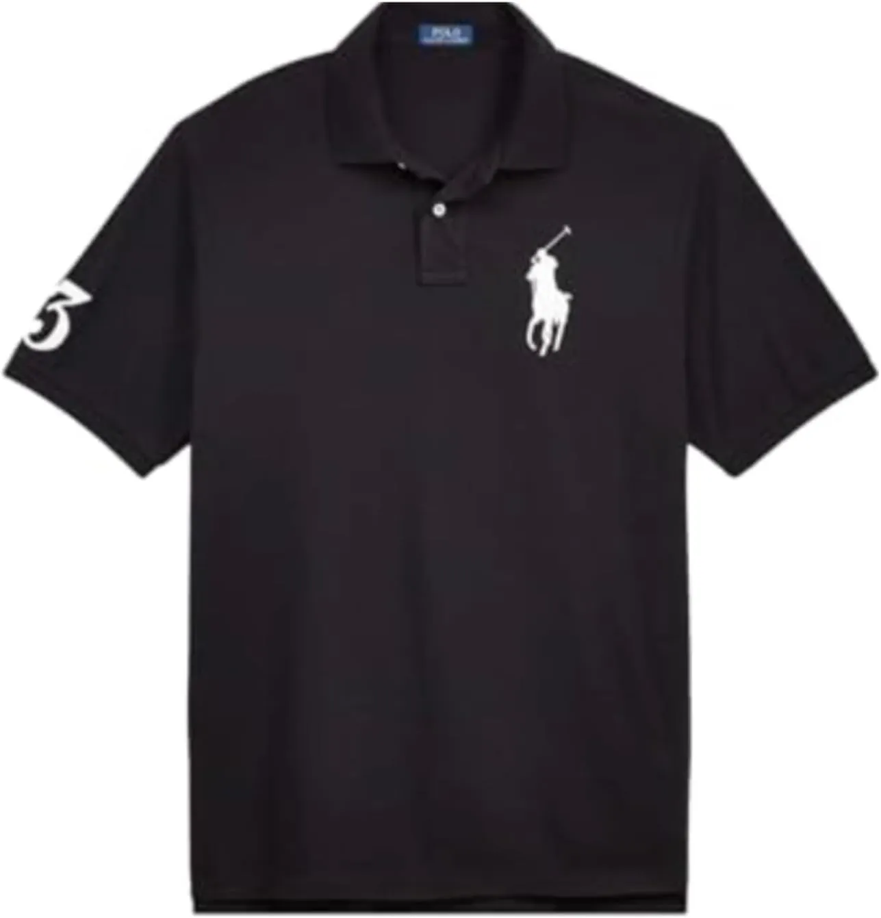 Polo Ralph Lauren Mens Custom Slim Fit Big Pony Logo Polo Shirt