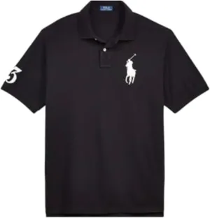 Polo Ralph Lauren Mens Custom Slim Fit Big Pony Logo Polo Shirt