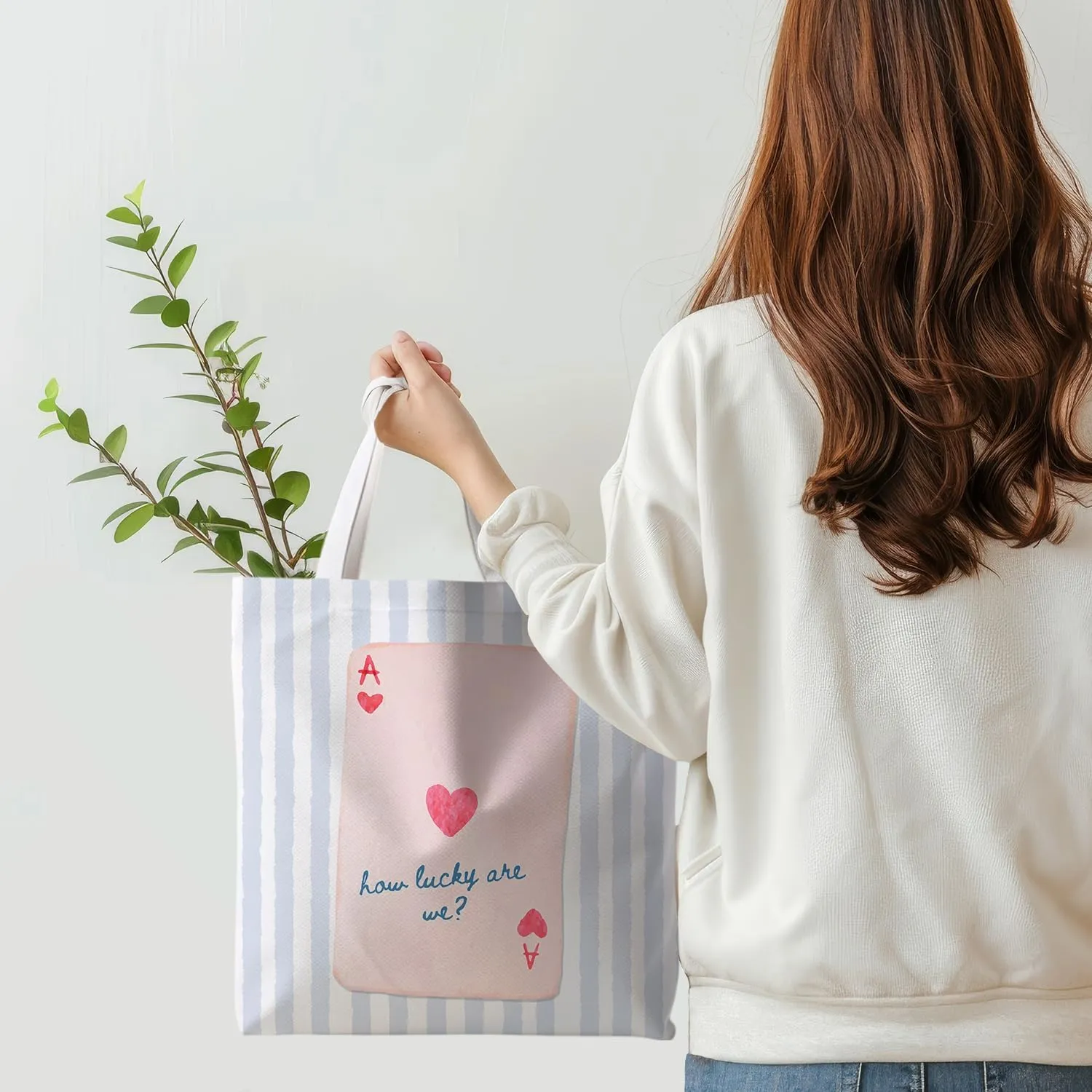 Preppy Tote Bag, Coquette Tote Bag, Preppy Stuff, Reusable Grocery Bags Shopping Bags