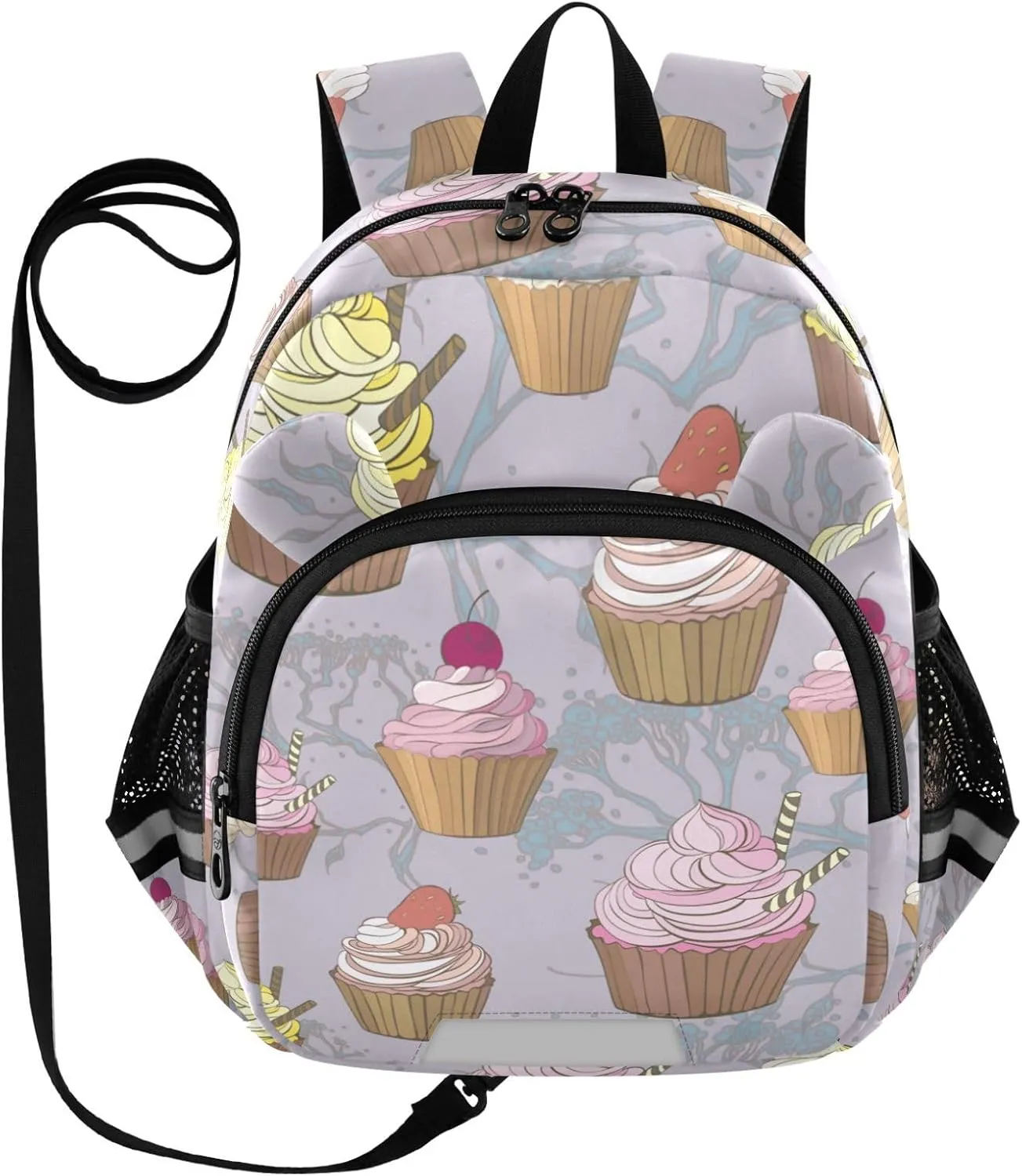 Purple Ice Cream Little Kid Toddler Backpack Baby Boys Girls Kindergarten Pre School Bags Cute Cartoon Backpacks for children