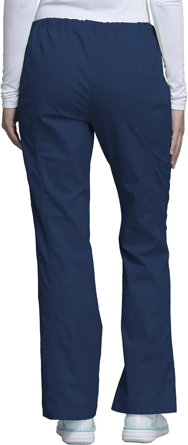 Scrubs for Women Workwear Core Stretch Drawstring Cargo Scrub Pants 4044