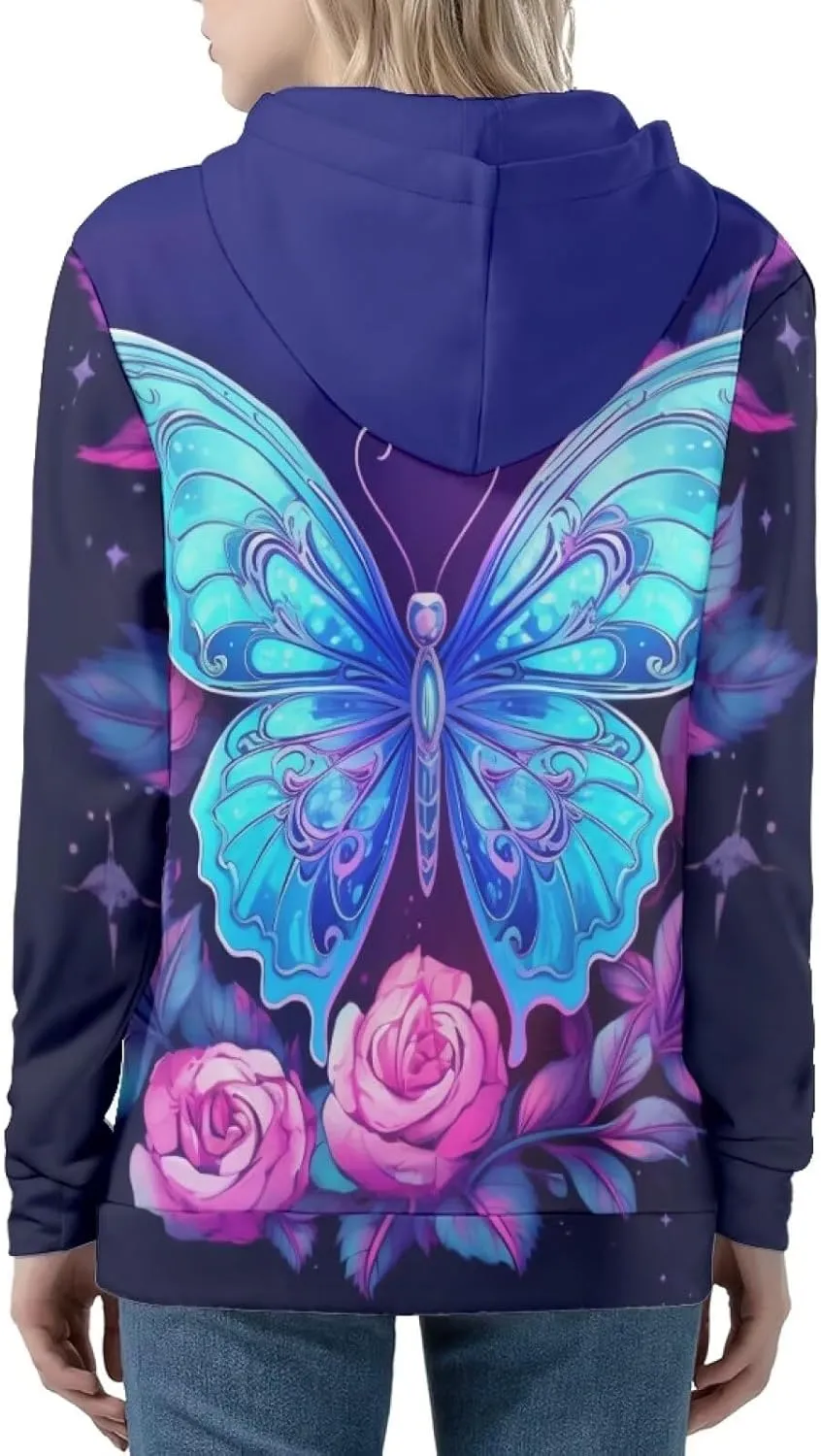 Showudesigns Women's Clothing Zip Up Hoodies XS-5XL Fashion Sweatshirts Clothes Fall Pullover Tops