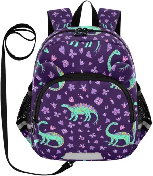 Sketch Of Dinosaurs Green Little Kid Toddler Backpack Baby Boys Girls Kindergarten Pre School Bags Cute Cartoon Backpacks for children