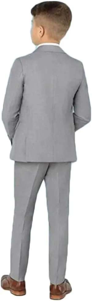 Slim Fit Suit for Boys Peak Lapel Boys Formal Suit Set Blazer Vest Pants Boys Party Suit Wedding Tuxedos