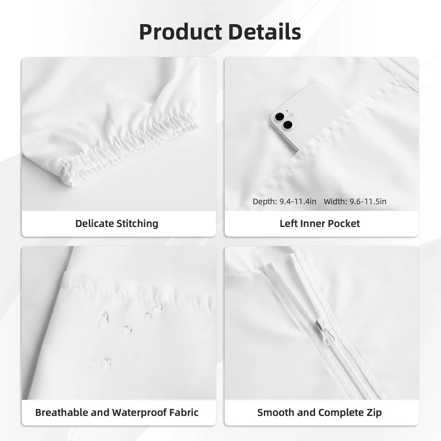 Soccer Ball Football Sun Protection Hoodie Long Sleeve Full Zip Shirts Jacket With Pockets For Outdoor Running