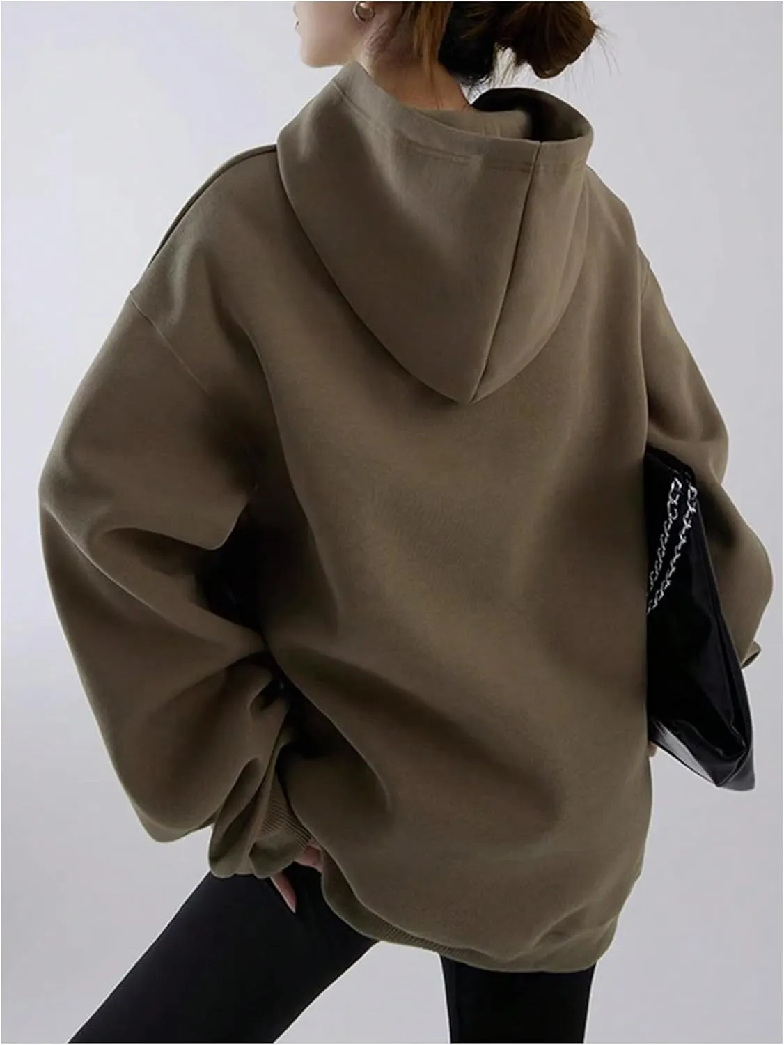 SOLY HUX Women's Oversized Hoodies Graphic Print Drop Shoulder Long Sleeve Sweatshirt Pullover Tops