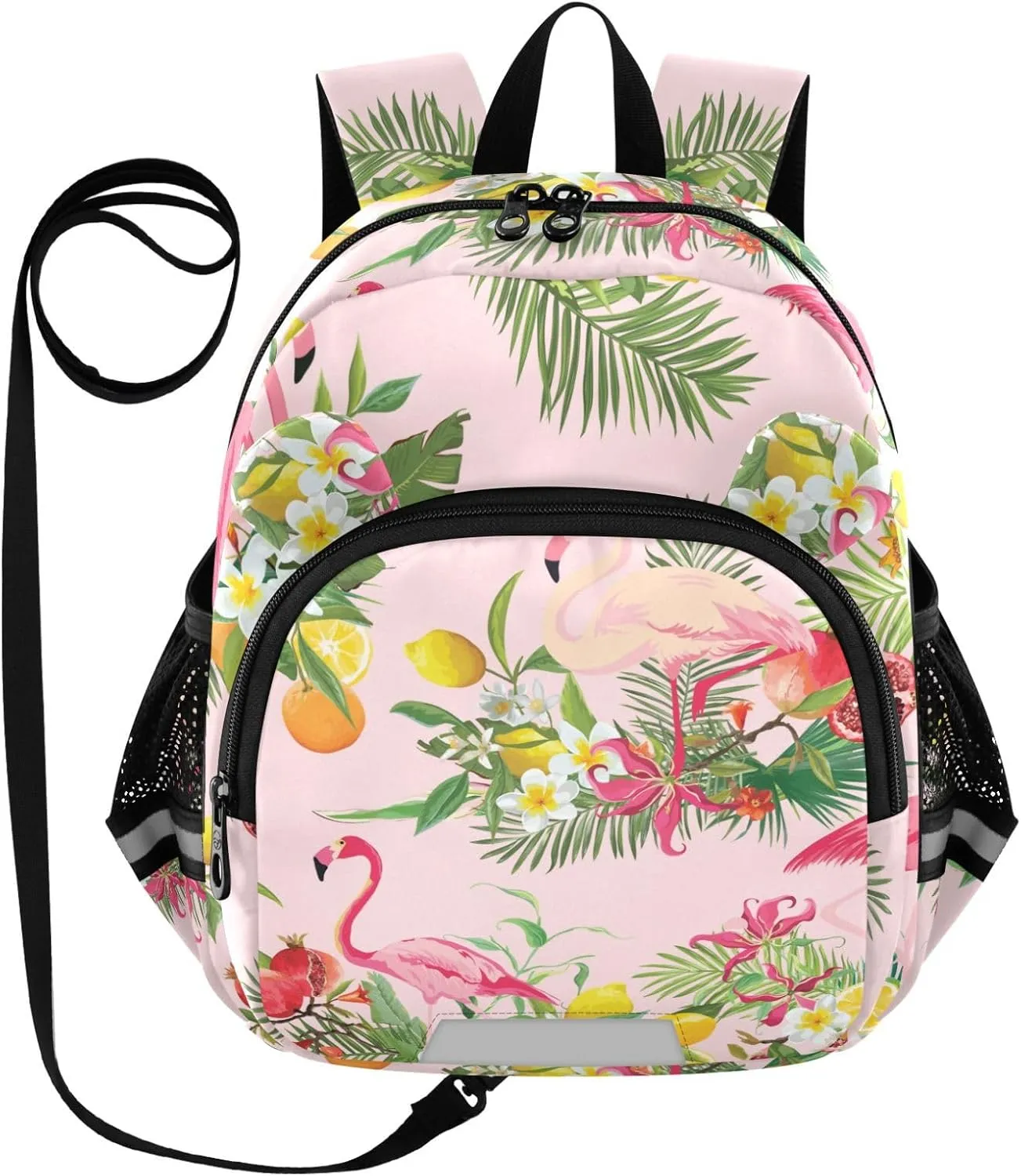 Spring Flowers Flamingo Birds Little Kid Toddler Backpack Baby Boys Girls Kindergarten Pre School Bags Cute Cartoon Backpacks for children