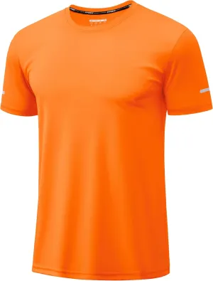 TACVASEN Men's Short Sleeve Swim Top UPF 50  Sun Protection T-Shirt Crew Neck Moisture Wicking Gym Shirts