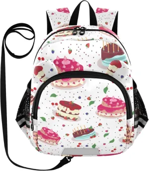 Tasty Celebratory Cakes Little Kid Toddler Backpack Baby Boys Girls Kindergarten Pre School Bags Cute Cartoon Backpacks for children