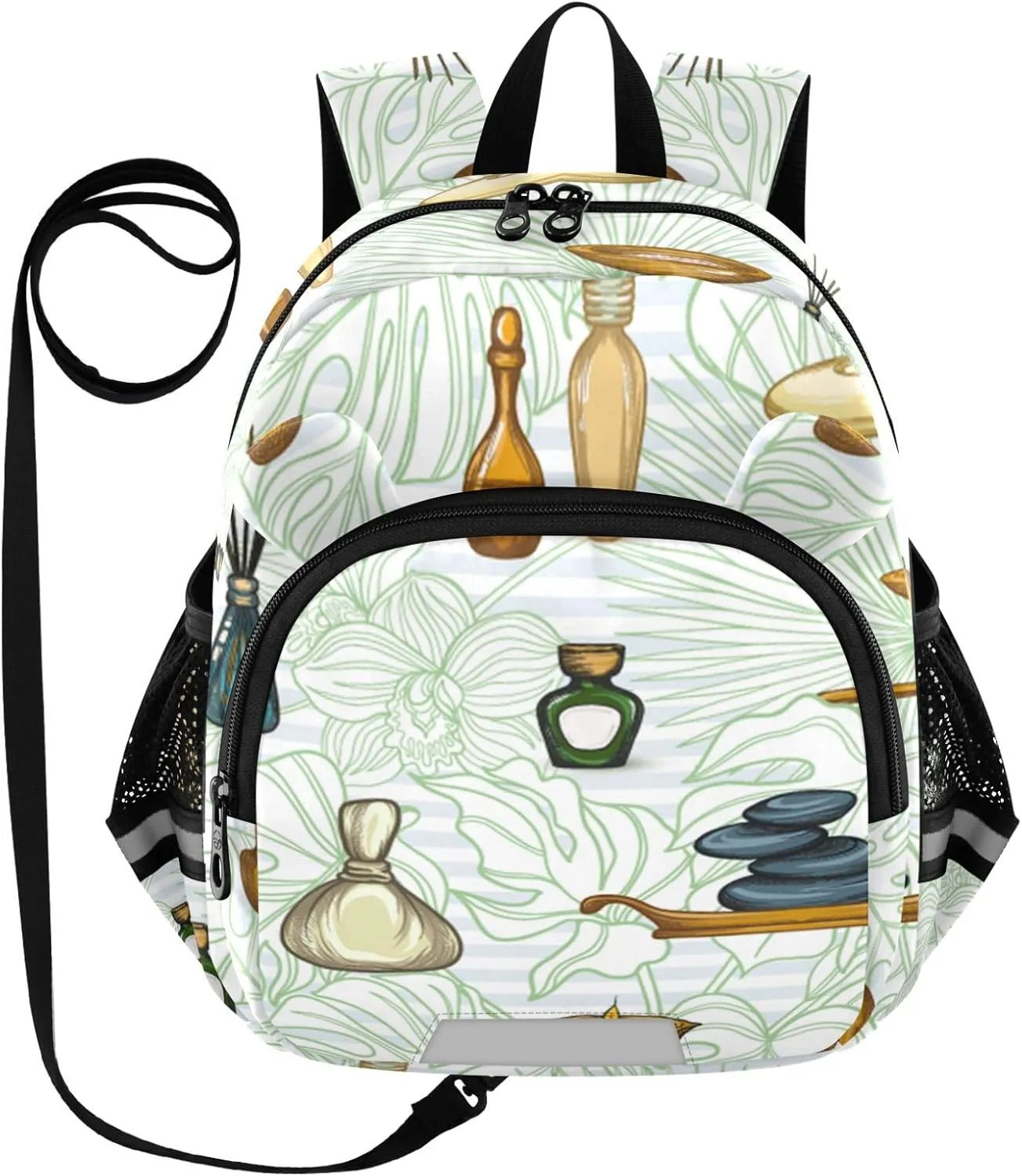 Tropical Plants and Flowers Little Kid Toddler Backpack Baby Boys Girls Kindergarten Pre School Bags Cute Cartoon Backpacks for children