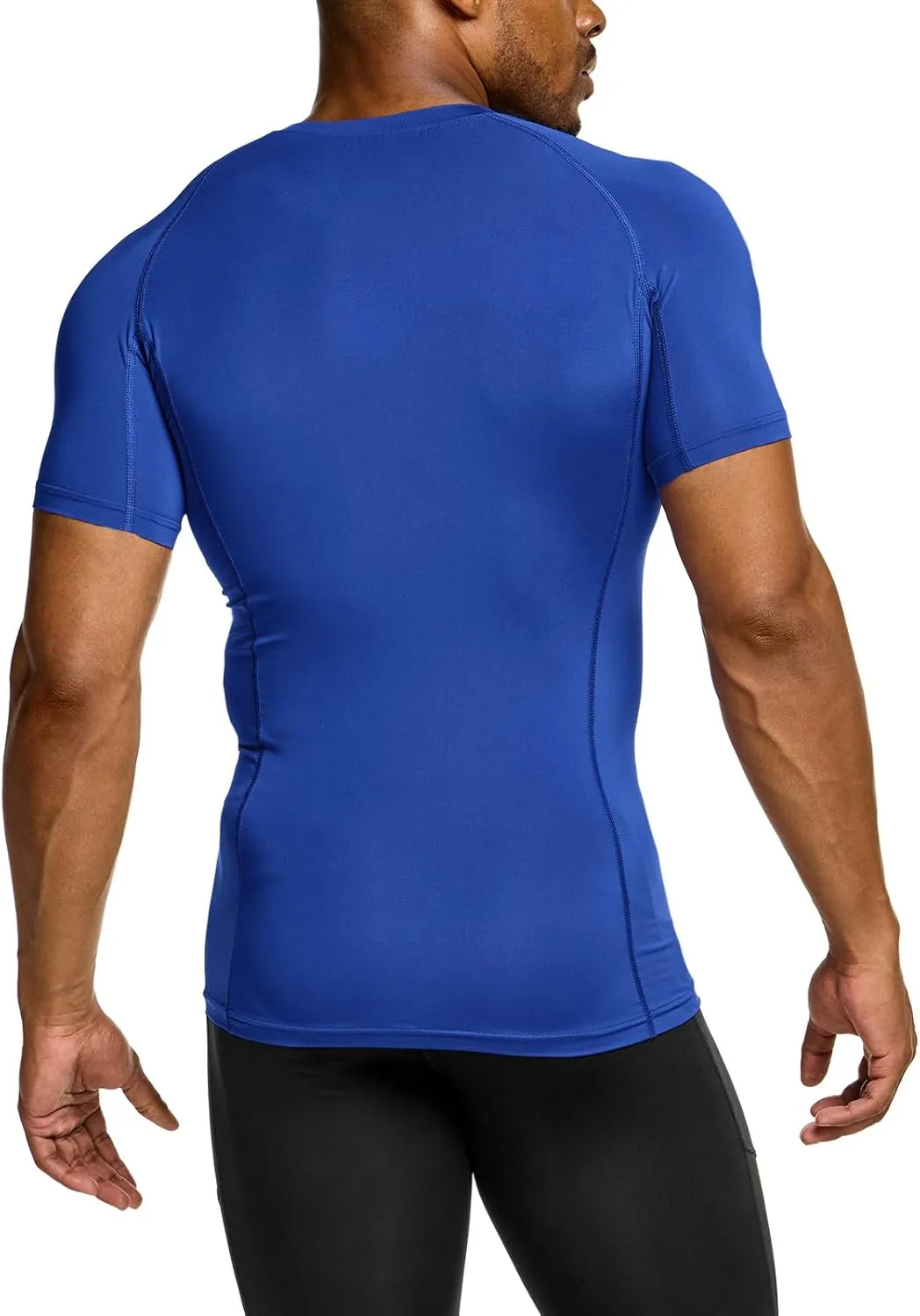 TSLA Men's UPF 50  Quick Dry Short Sleeve Compression Shirts, Athletic Workout Shirt, Water Sports Rash Guard