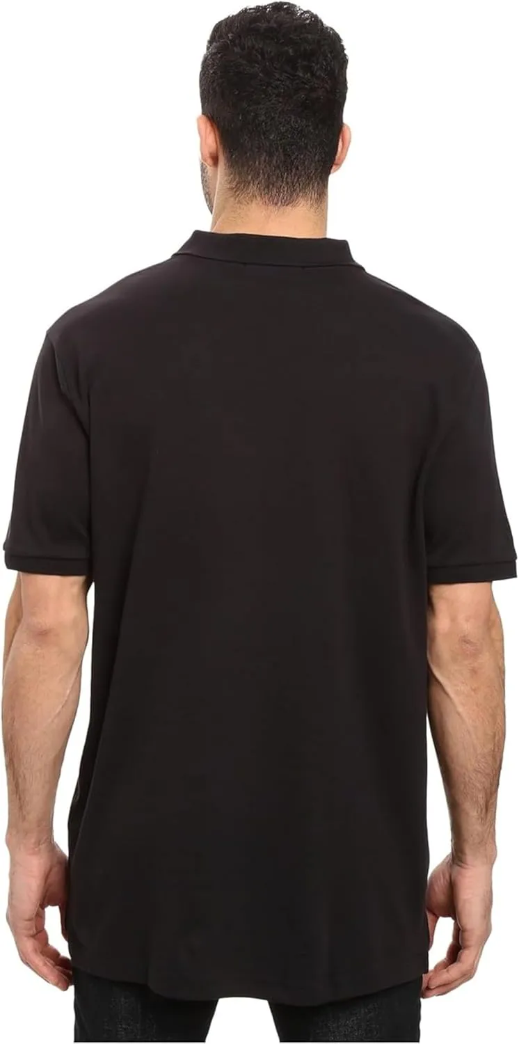 U.S. Polo Assn. Men's Solid Short Sleeve Interlock Polo Shirt, Golf Shirts for Men, Business Casual Polos