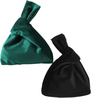 VALICLUD Wrist Bag Tote Bag Aesthetic Knot Clutch Purse Phone Wallet Coin Pouch for Evening Events
