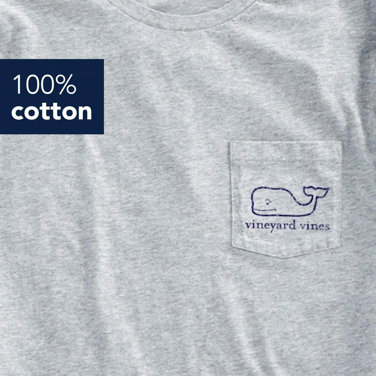 vineyard vines Boys Long-Sleeve Vintage Whale Pocket Tee