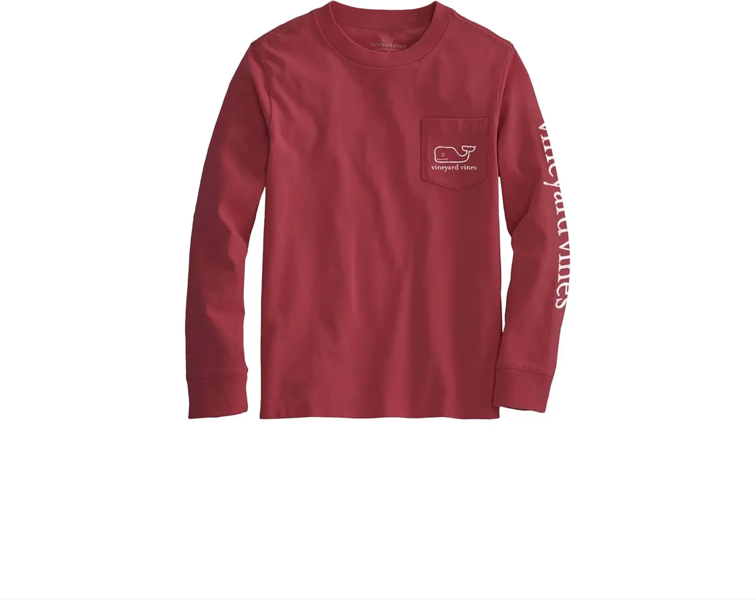vineyard vines Boys Long-Sleeve Vintage Whale Pocket Tee