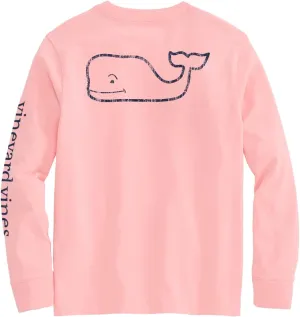 vineyard vines Boys Long-Sleeve Vintage Whale Pocket Tee