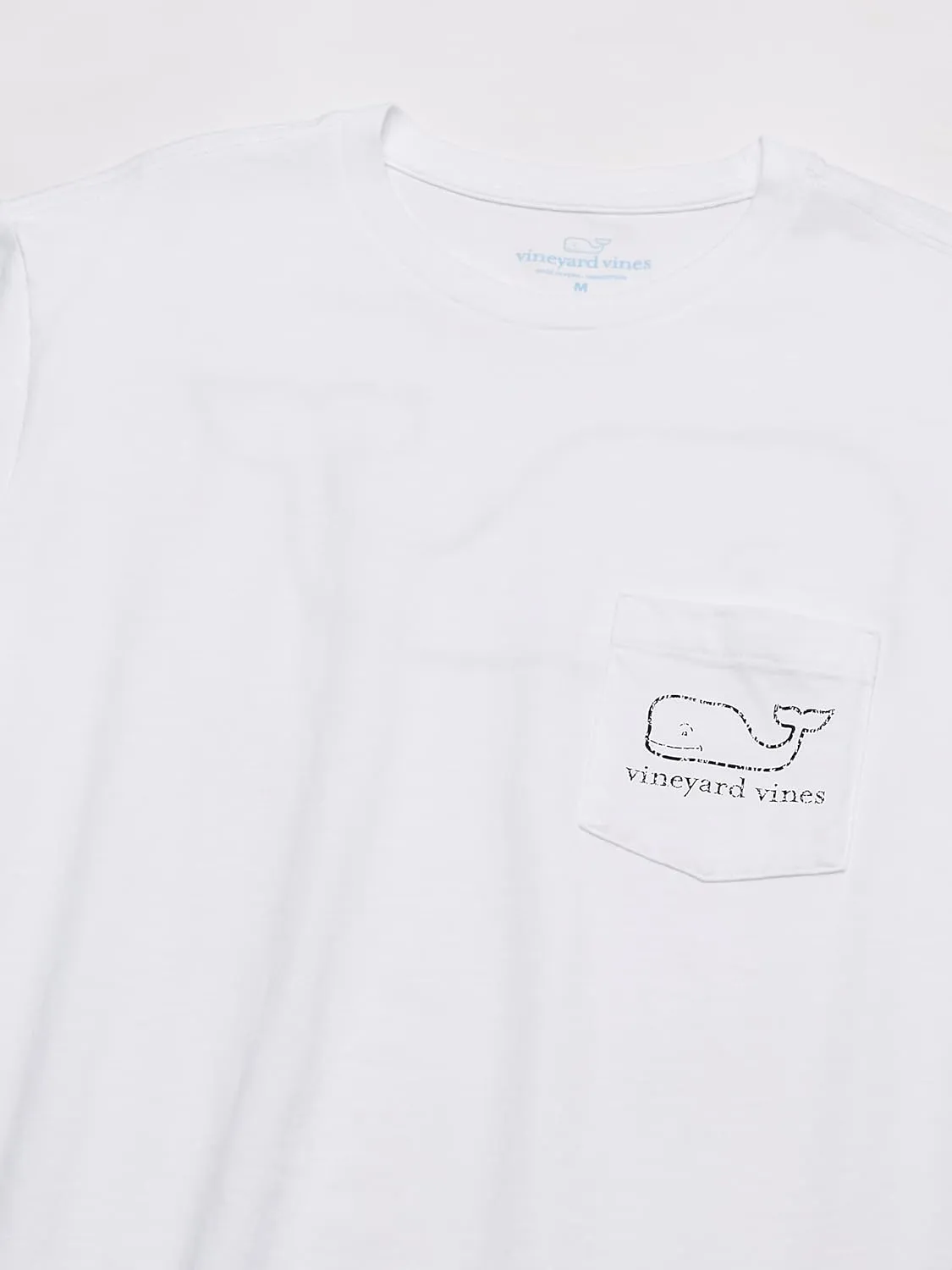 vineyard vines Men's Short-Sleeve Vintage Whale Pocket Tee