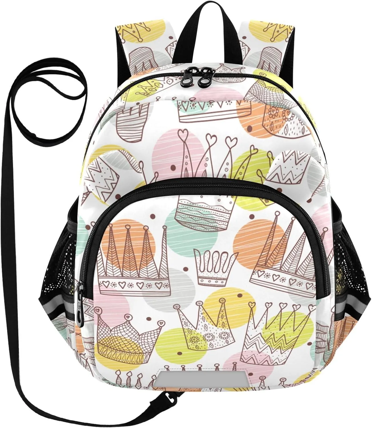 Vintage Crown Seamless Little Kid Toddler Backpack Baby Boys Girls Kindergarten Pre School Bags Cute Cartoon Backpacks for children