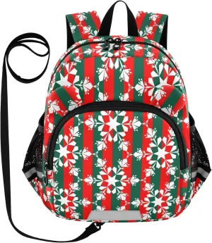 Wallpaper Snowflake Christmas Little Kid Toddler Backpack Baby Boys Girls Kindergarten Pre School Bags Cute Cartoon Backpacks for children