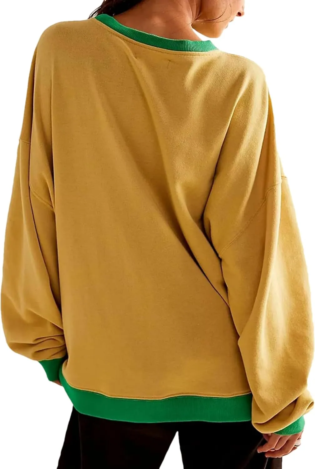 Wanzetaly Women's Oversized Sweatshirt Button Henley Neck Hoodies Long Sleeve Pullover Tops 2024 Outfits