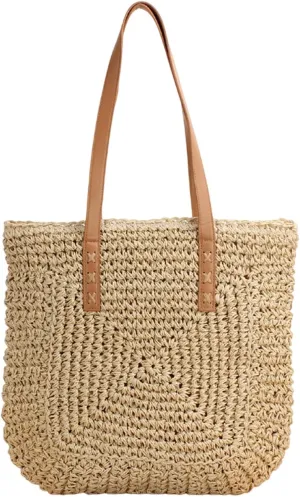 Women Shoulder Bag Beach Pouch for Outdoor Activities