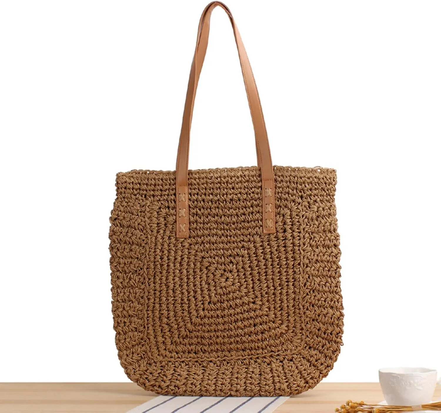 Women Shoulder Bag Beach Pouch for Outdoor Activities