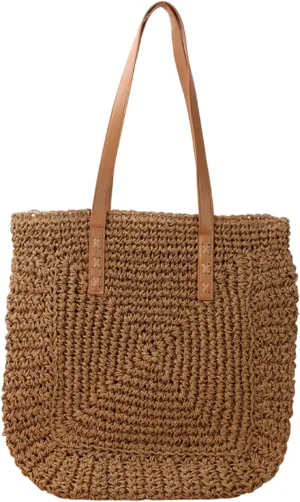 Women Shoulder Bag Beach Pouch for Outdoor Activities