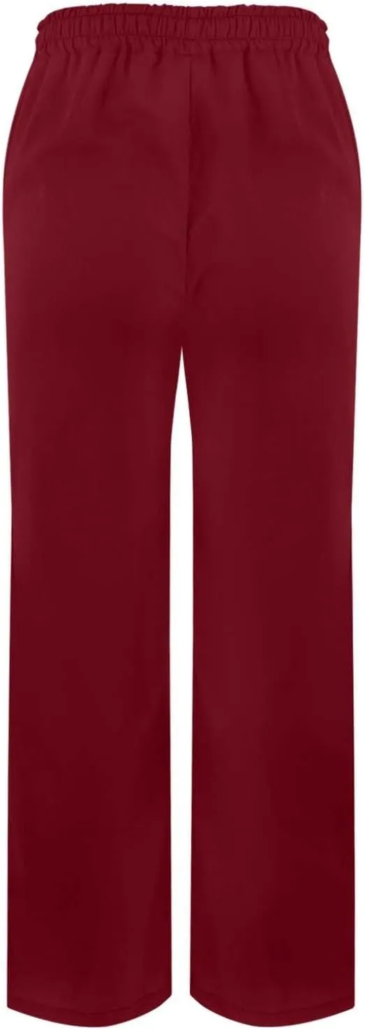 Women's Linen Pants 2025 Summer Elastic High Waist Split Hem Work Pants Casual Loose Lightweight Beach Trousers with Pockets