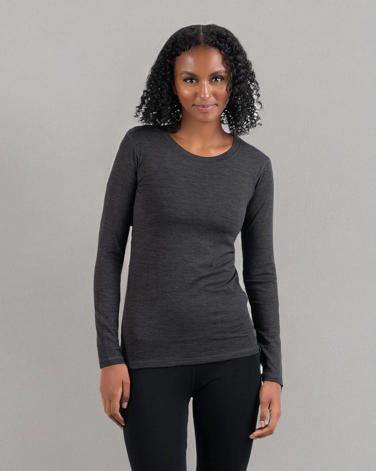 Women's Merino Long Sleeve Shirt by Woolly | RWS Certified | Soft, Stink Free, Seattle Designed