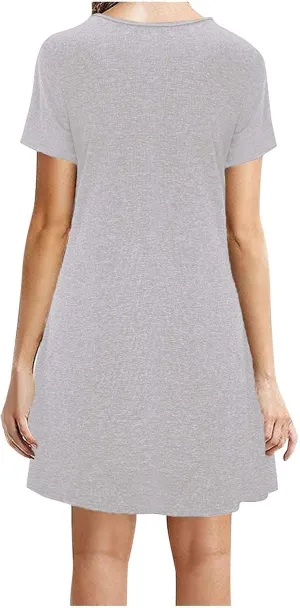 Women's Summer Sleeveless Midi Sundress Swing Casual Flowy Tiered Shirts Dress Beach Travel Vacation Outfits with Pockets