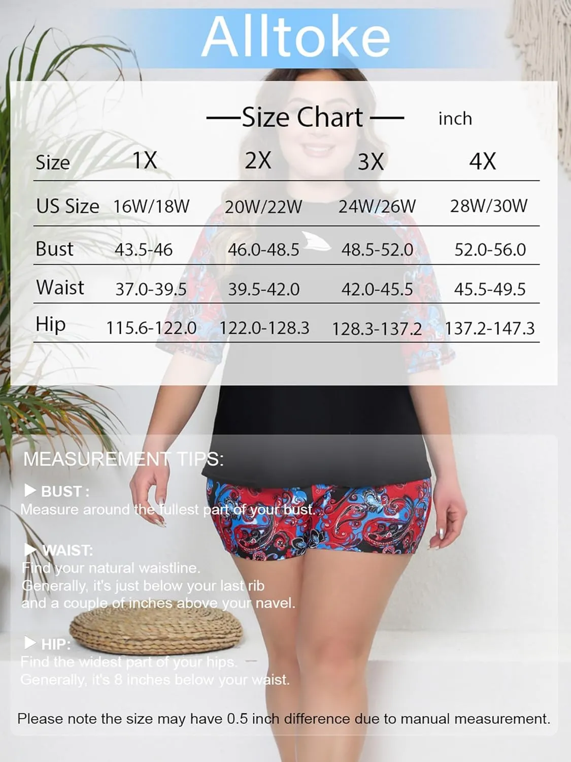 Womens Two Piece Plus Size Short Sleeve Rash Guard Sets Modest Swim Shirts Top and Shorts UPF50  Swimsuit