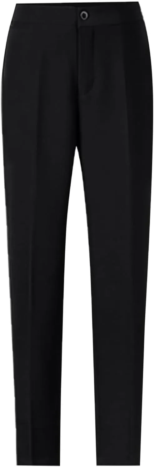Womens's High Waist Dress Pants with Pockets Business Work Casual Straight Leg Stretch Trousers Skinny Slacks Trouser